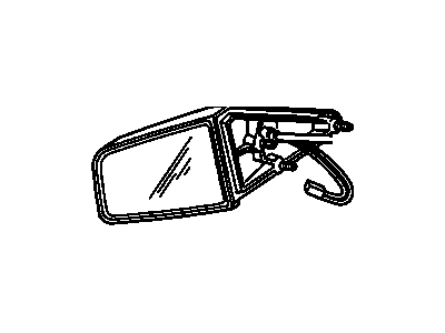 GM 25604987 Mirror Assembly, Outside Rear View Lh Brake