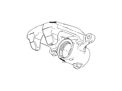 GM 13275896 Housing,Rear Brake Caliper