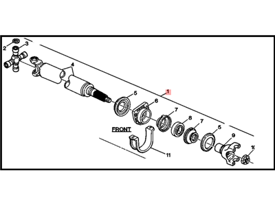 1994 Chevrolet C3500 Drive Shaft - 15663477