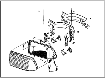 GMC Jimmy Headlight - 15988743