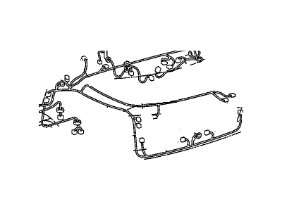 1998 Chevrolet Prizm Body Wiring Harness Connector - 15315345