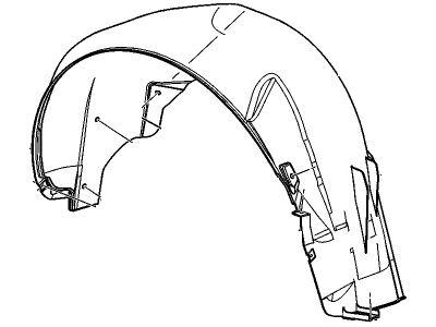 GM 25858109 Liner Assembly, Rear Wheelhouse Panel