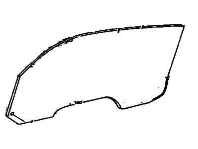 10114542 GM Front Side Door Window Illustration 1 of 1