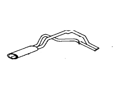 GM 15662798 Exhaust Muffler