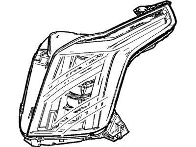 GM 23235750 Headlight Assembly