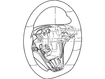 GM 22813852 Wheel Assembly, Steering *Red/Jtblk