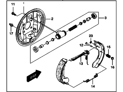 GM 96534706 Brake Assembly, Rear