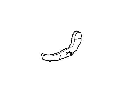 GM 20789620 Panel, Rear Seat Cushion Trim *Cocoa