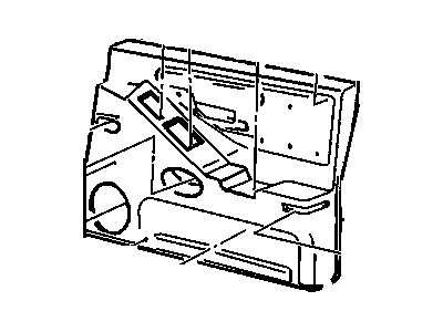 GM 16674953 Panel Asm Front Side Door *Neutral