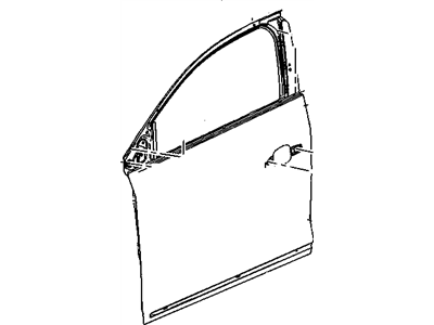 GM 15947793 Door Assembly, Front Side (Lh)