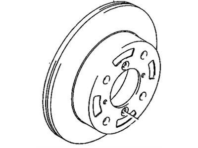 1997 Chevrolet Metro Brake Disc - 91177746