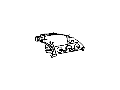 GM 16202993 Heater & Air Conditioner Control Assembly & Driver Information Displacement