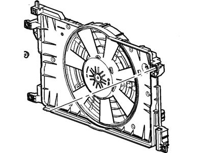 GM 22960941 Fan Assembly, Engine Cooler