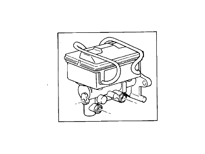 1992 GMC G3500 Brake Master Cylinder - 14009145
