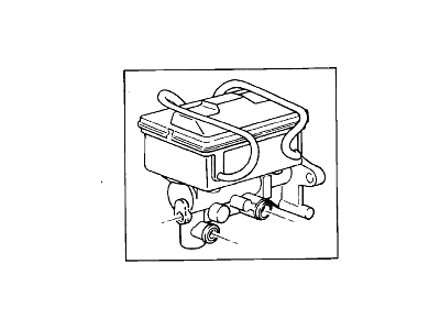 1986 GMC G2500 Brake Master Cylinder - 14009145