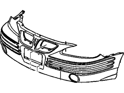 2004 Pontiac Grand Am Bumper - 22610696