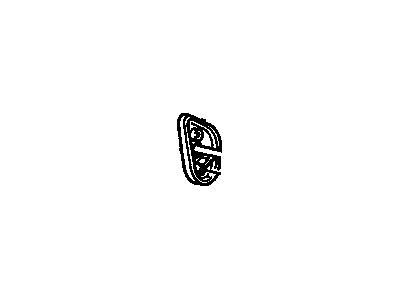 10284241 GM Gasket, Outside Rear View Mirror Illustration 1 of 1