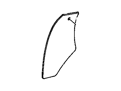 10159007 GM Foundation Assembly, Quarter Upper Trim Finish *Black Illustration 1 of 1