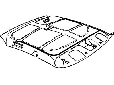 GM 12371895 PANEL, Roof Headlining