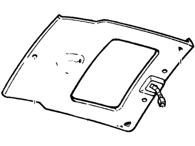 GM 22619705 Panel Assembly, Headlining Trim *Shale