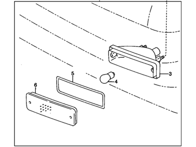 GM 94848553 LAMP, Parking,Turn Signal & Cornering & Daytime Running