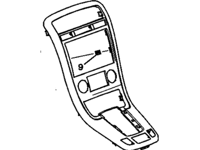 GM 15941595 Bezel Assembly, Instrument Panel Accessory *Ebony Y