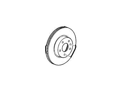 Cadillac CTS Brake Disc - 23495624
