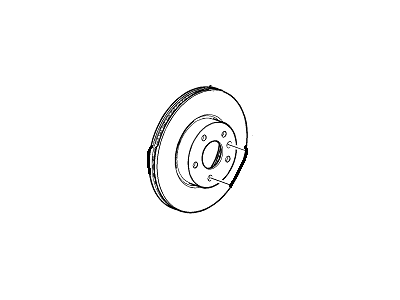 GM 23118091 Front Brake Rotor