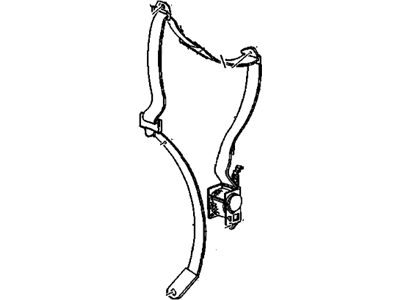 2002 Chevrolet Cavalier Seat Belt - 88950463