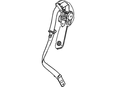 2006 Cadillac CTS Seat Belt - 25782151
