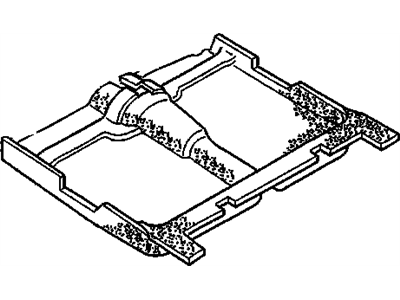 GM 25662200 CARPET, Rear Floor