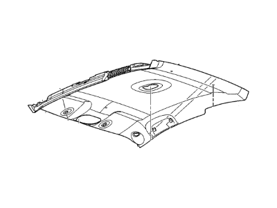 GM 19149241 Panel Asm,Headlining Trim *Opel *Gray