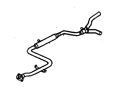 1994 Oldsmobile Cutlass Exhaust Pipe - 12512790