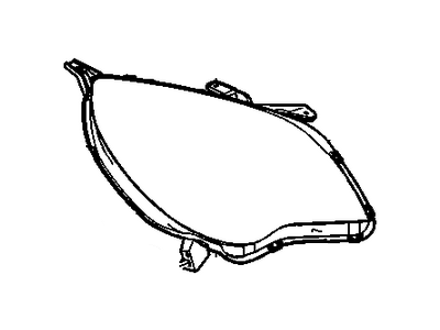 2010 Chevrolet Equinox Headlight - 23308254