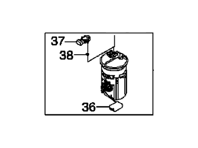GM 96494164 Fuel Pump Cycle Control Module Assembly