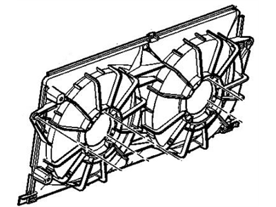 GM 21999691 Shroud Assembly, Engine Coolant Fan