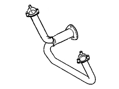 GM 15721989 Exhaust Manifold Pipe Assembly