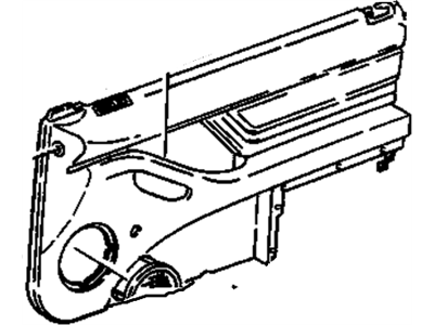 GM 22646211 Panel Assembly, Front Side Door Upper Trim *Graphite