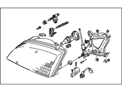 GM 96065336 Headlamp Assembly, Right