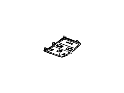 GM 89023259 Bezel,Roof Front Compartment (Std Blank, Japan)