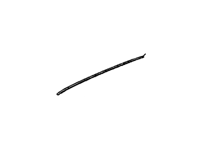 25714982 GM Retainer, Front & Rear Side Door Upper Auxiliary Weatherstrip Illustration 1 of 1
