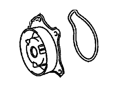 2010 Pontiac Vibe Water Pump - 19205246