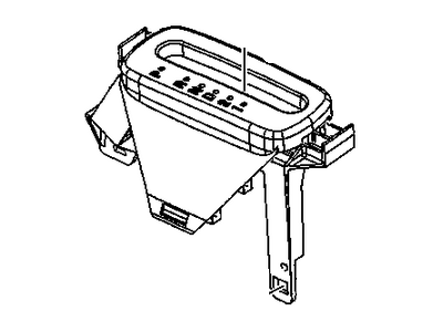 GM 22663030 Indicator Assembly, Automatic Transmission Control (Chevy &Md9) *Graphite