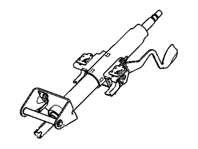 2009 Pontiac Torrent Steering Column - 15900953