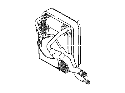 GM 96061884 Evaporator,A/C