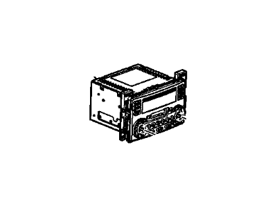 GM 15255021 Radio Asm,Amplitude Modulation/Frequency Modulation Stereo & Clock & Audio Disc Player & T/Ply