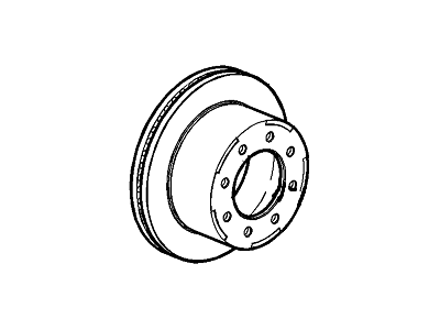 GM 22761959 Rear Brake Rotor