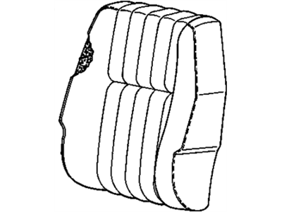 GM 12397243 Pad Assembly, Rear Seat Back (Bucket)