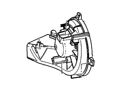 2015 Cadillac SRX Blower Motor - 20889399