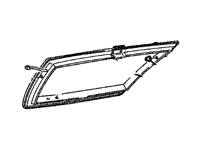 GM 12473123 Frame Asm,End Gate Window